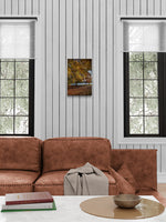 Canvas met close-up van herfstbladeren in Park Tervuren, formaat 60x40cm, in een elegant interieur.