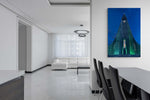 Hallgrímskirkja, Reykjavik, canvas van 150x100cm, passend in modern interieur - IJsland - Foto Luc Maes