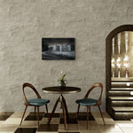 Kasteel van Bouchout, Meise, België, canvas van 90x60cm, passend in modern interieur